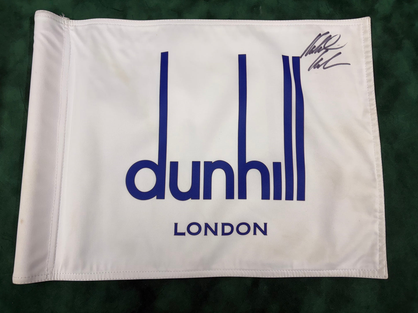 Robert Karlsson Winner Signed Dunhill Links Course Used Golf Pin Flag + Cert