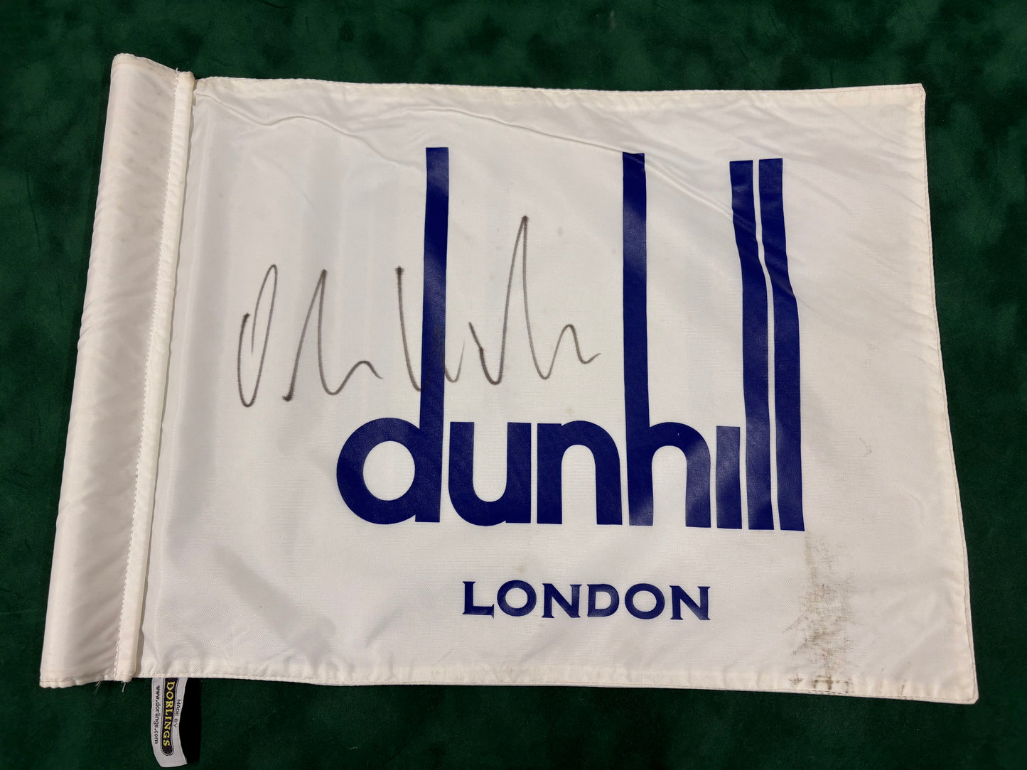 Oliver Wilson 2014 Winner Signed Dunhill Links Course Used Golf Pin Flag + Cert
