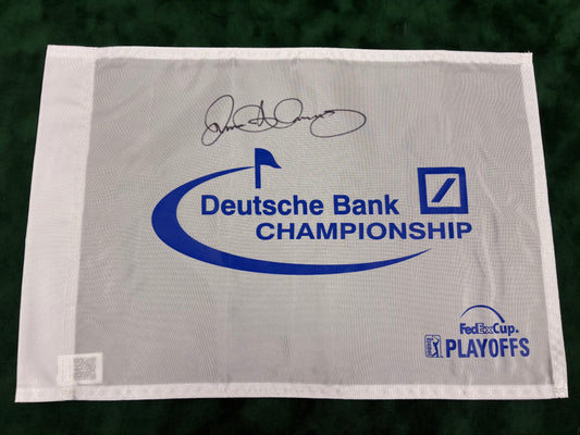 Rory McIlroy Signed Deutsche Bank Championship Fed Ex Cup Golf Flag + Dealer COA
