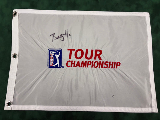 Billy Horschel 2014 Winner Signed PGA Tour Championship Golf Pin Flag + Cert