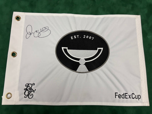 Rory McIlroy 2016 Winner Rare Signed Fed Ex Cup Golf Pin Flag + Dealer COA