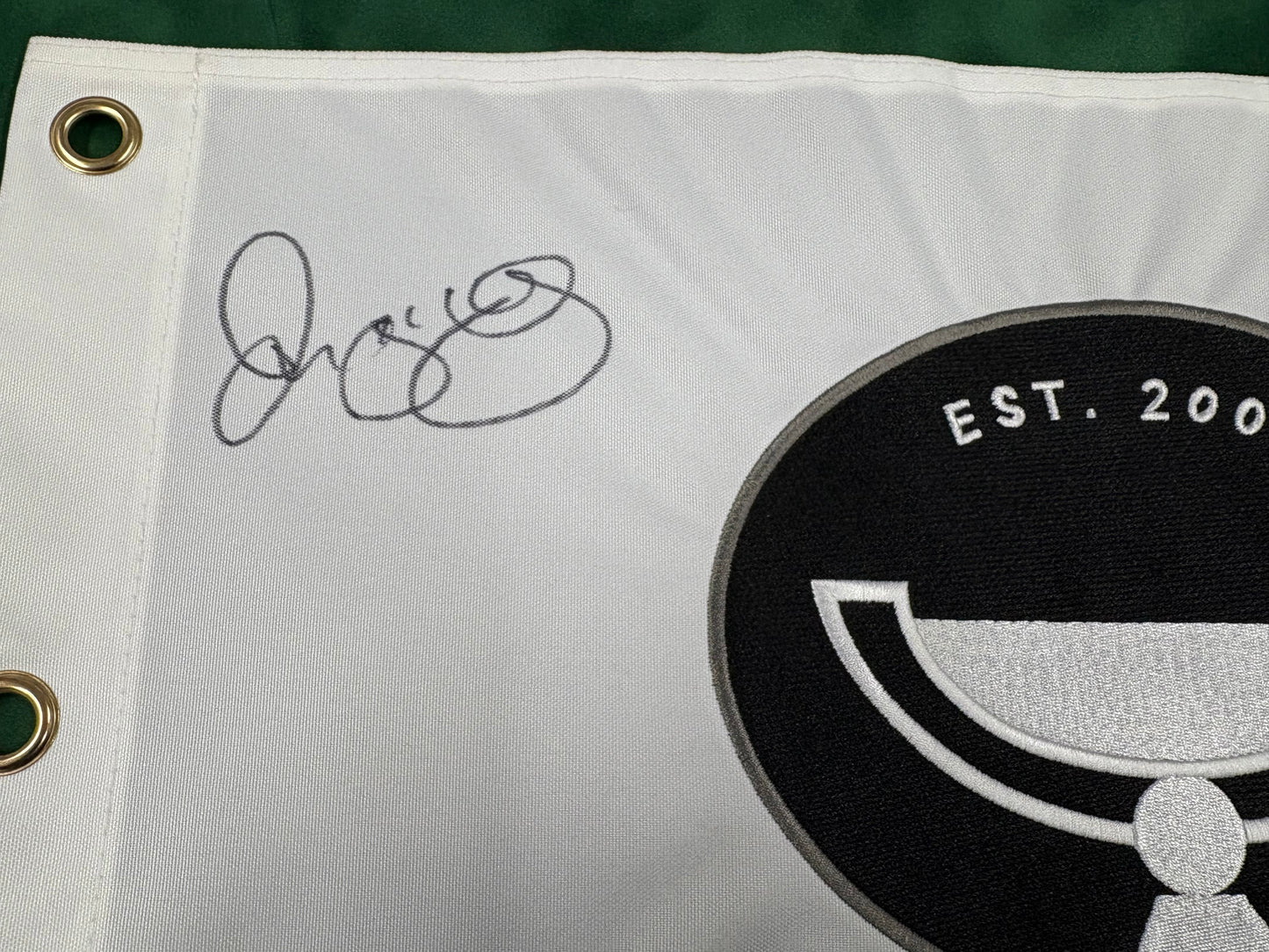 Rory McIlroy 2016 Winner Rare Signed Fed Ex Cup Golf Pin Flag + Dealer COA