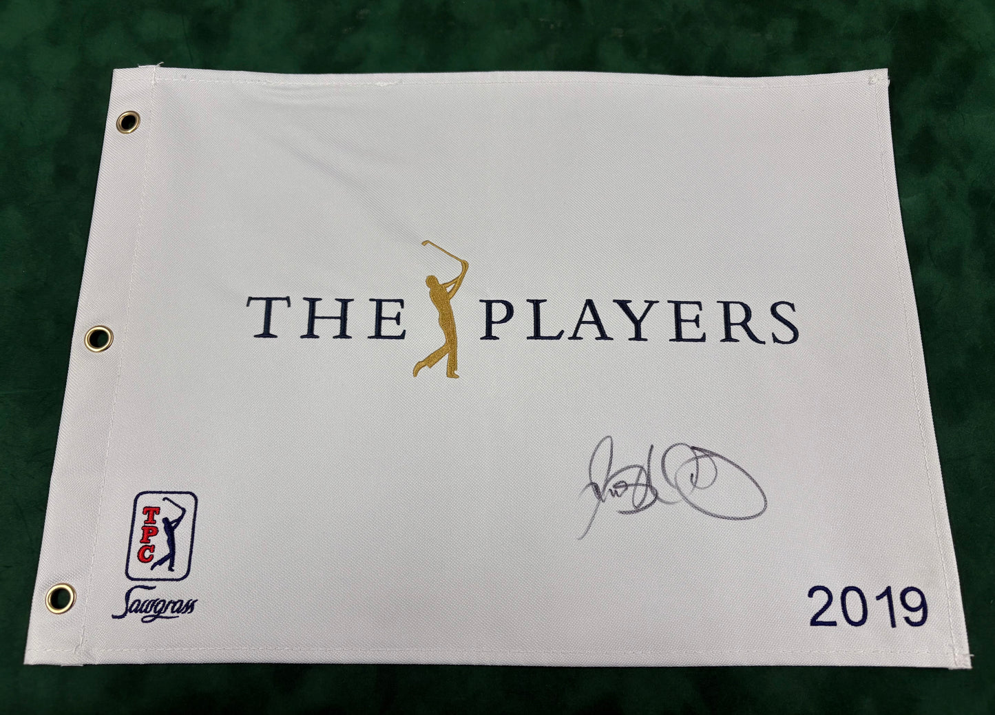 Rory McIlroy 2019 Winner Signed The Players Championship Golf Pin Flag + Cert