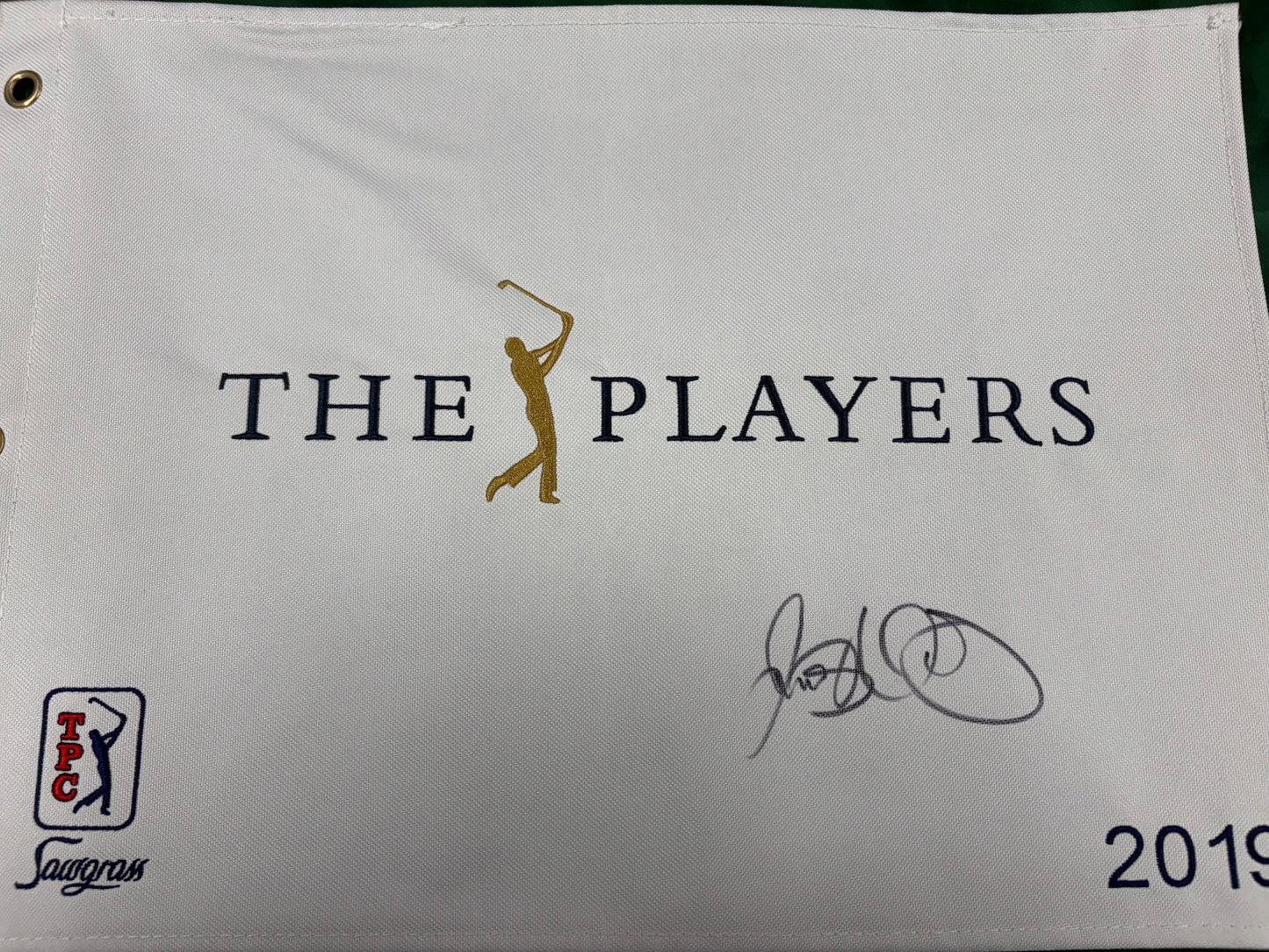 Rory McIlroy 2019 Winner Signed The Players Championship Golf Pin Flag + Cert