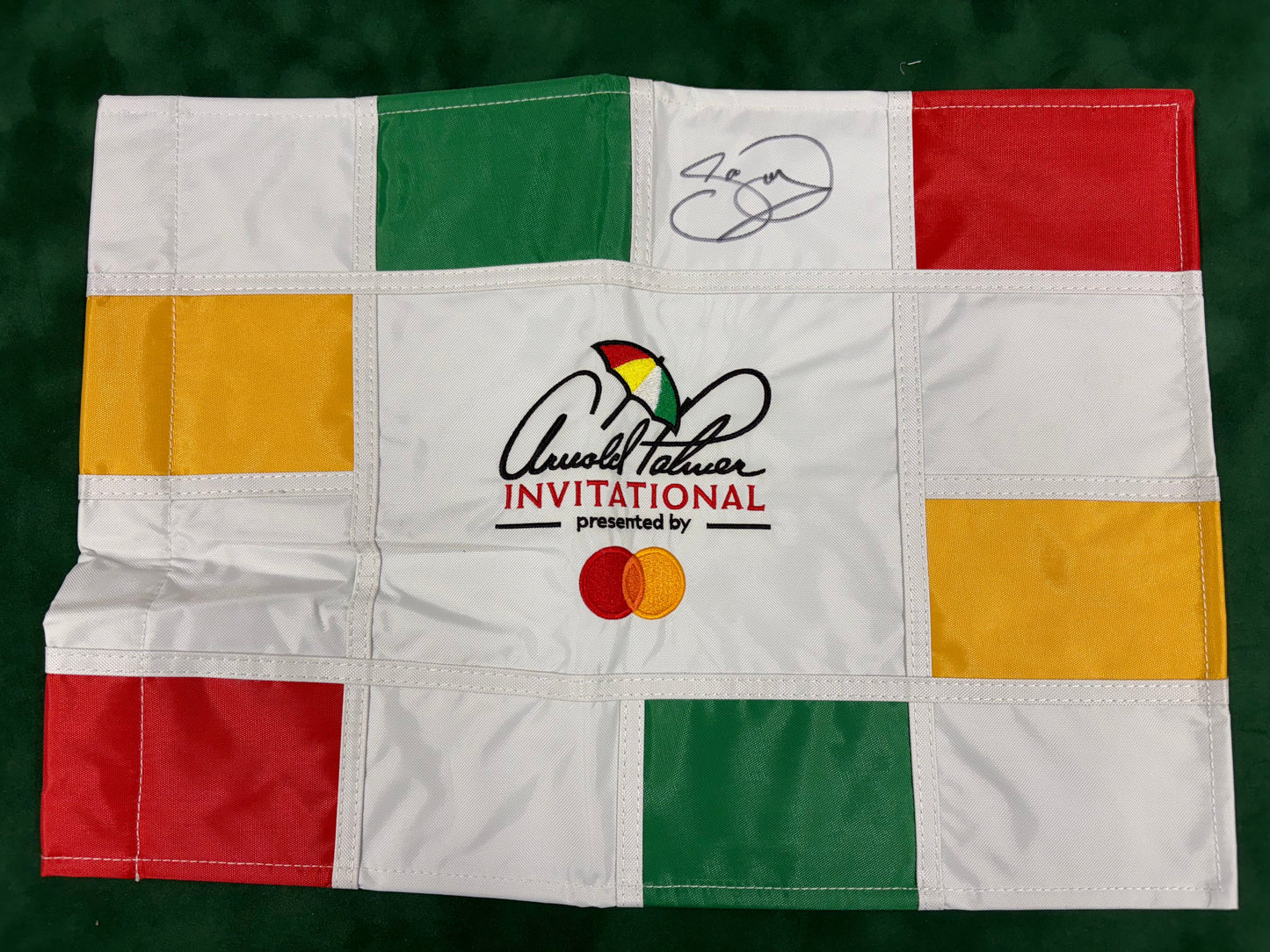 Jason Day 2016 Winner Signed Arnold Palmer Invitational Golf Pin Flag + Dealer COA