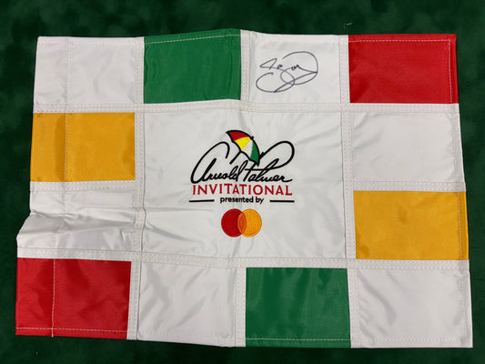 Jason Day 2016 Winner Signed Arnold Palmer Invitational Golf Pin Flag + Dealer COA