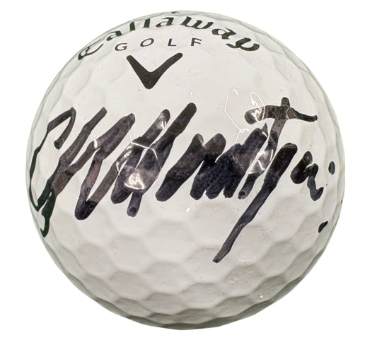 2010 Team Europe Ryder Cup Captain Colin Montgomerie Signed Callaway Golf Ball + Cert