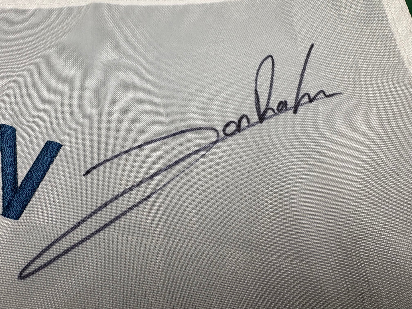 Jon Rahm Winner Signed 121st US Open at Torrey Pines Golf Flag + Dealer COA