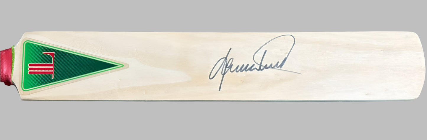 Shane Warne Australian Cricket Legend Signed Mini Cricket Bat + Dealer COA