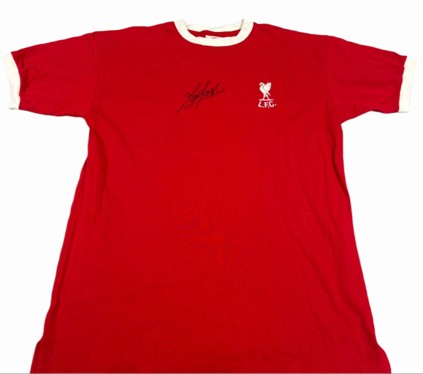 Kevin Keegan Signed Retro Liverpool FC 1973 Home Football Shirt + Dealer COA