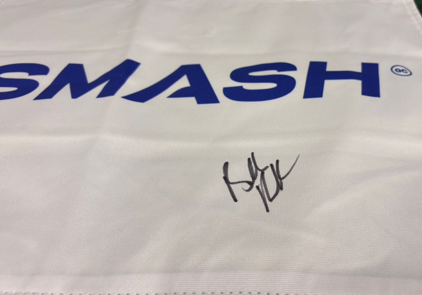 Five-Time Winner Brooks Koepka Signed LIV Golf Smash Golf Pin Flag + Dealer COA