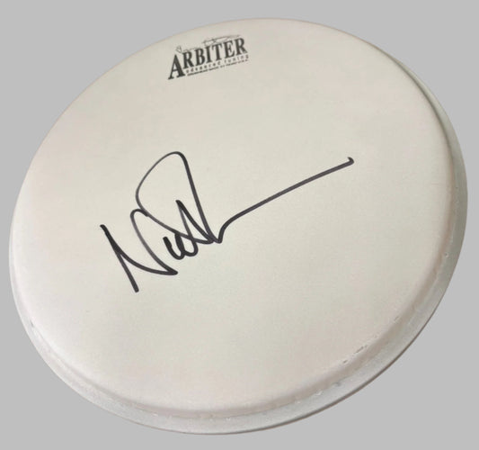 Nick Mason Pink Floyd Drummer Signed 10" Drum Skin + Dealer COA