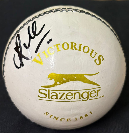 Indian & Delhi Capitals Cricketer KL Rahul Signed White Cricket Ball + Dealer COA