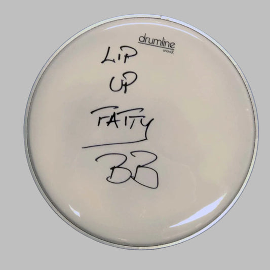 Buster Bloodvessel - Bad Manners Singer Signed Inscribed Drumskin + Dealer COA