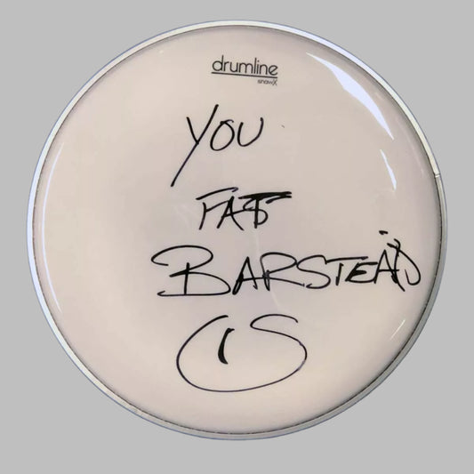 Buster Bloodvessel - Bad Manners Singer Signed Inscribed Drumskin + Dealer COA