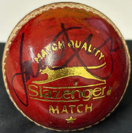 Jimmy Anderson England Cricket Legend & Star Bowler Signed Red Cricket Ball + Cert