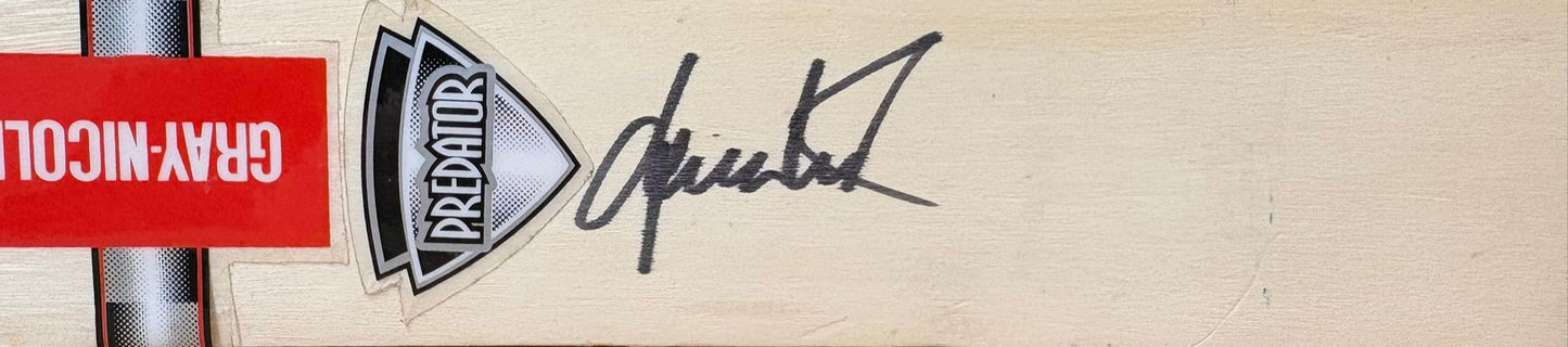 Shane Warne Australian Cricket Legend Signed Mini Cricket Bat + Dealer COA