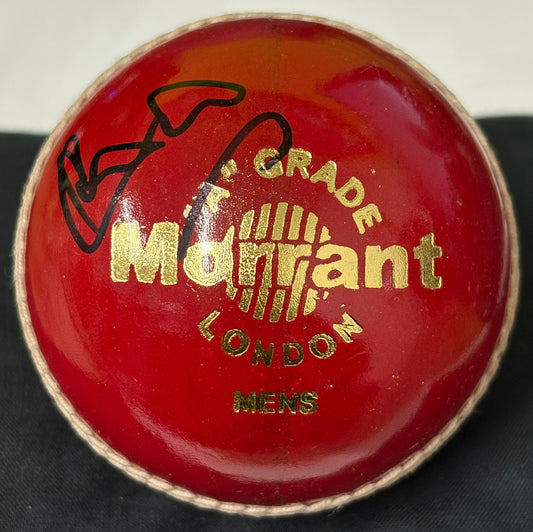 Sir Ian Botham England Cricket Legend Signed Red Cricket Ball + Dealer COA