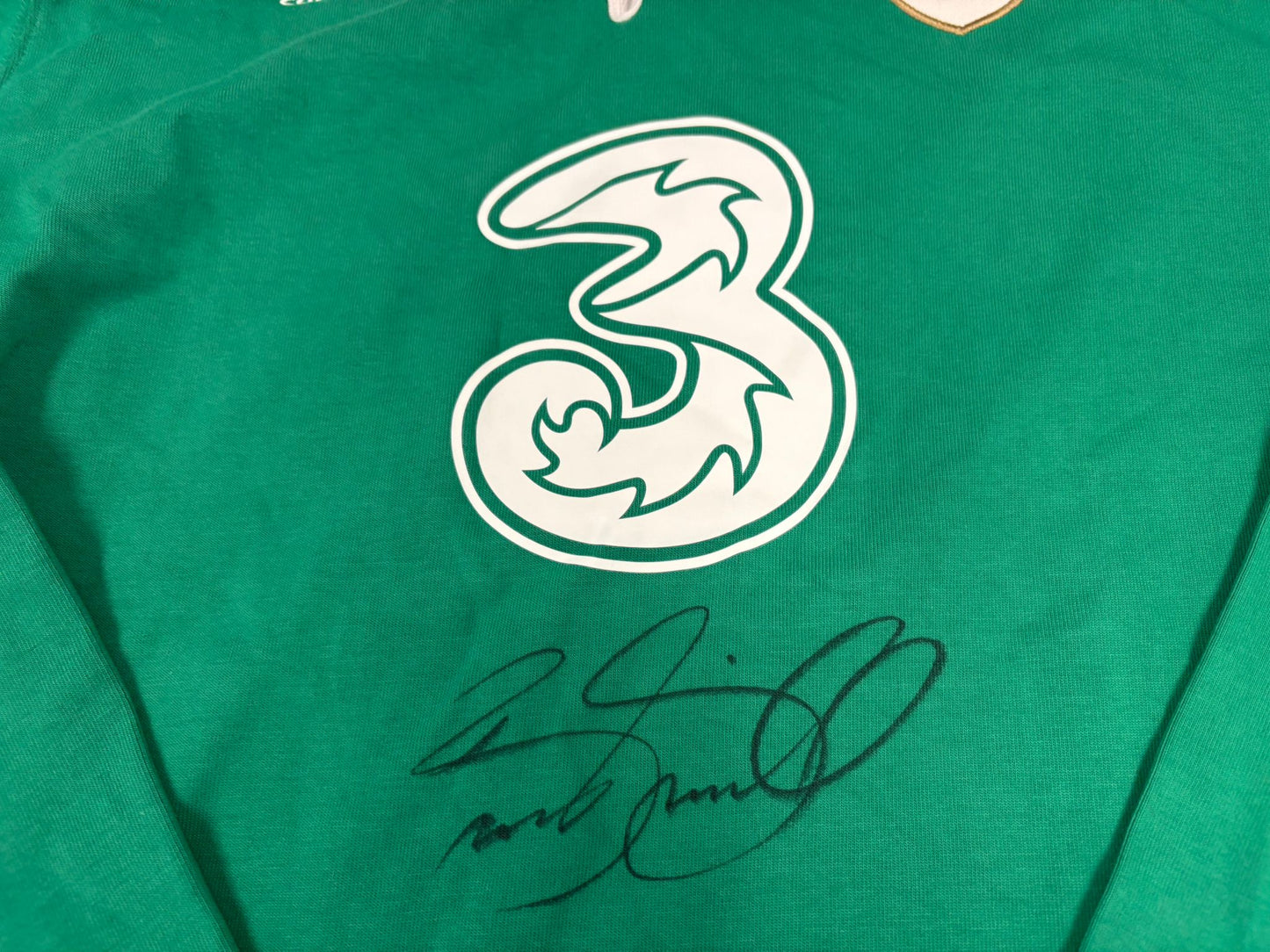 Rugby Legend Brian O'Driscoll Signed Canterbury 3 Ireland Rugby Shirt + Dealer COA