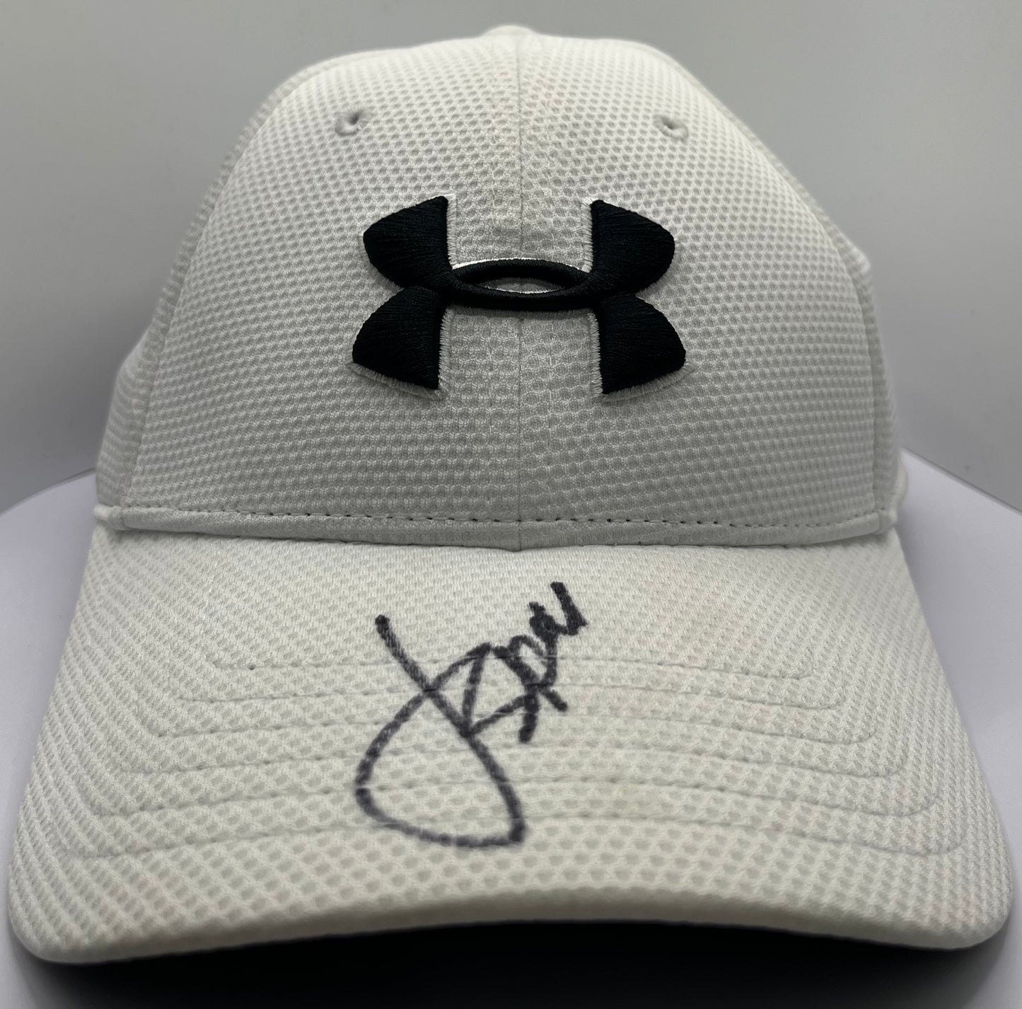 Jordan Spieth Signed White & Black Under Armour Golf Cap with COA
