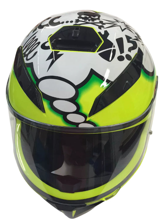 Valentino Rossi 'The Doctor' Signed MotoGP Race Replica AGV K Series Helmet 2 + Dealer COA