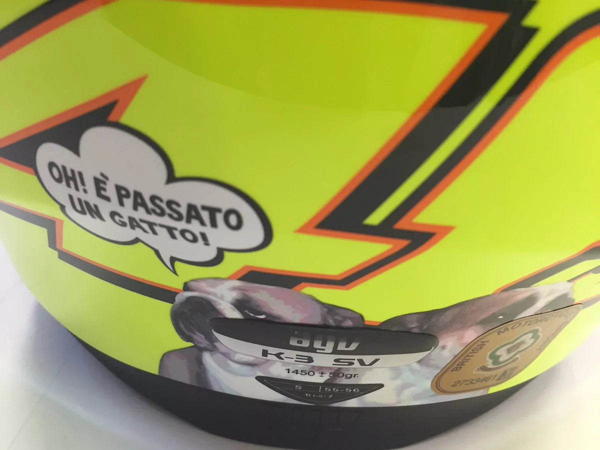 Valentino Rossi 'The Doctor' Signed MotoGP Race Replica AGV K Series Helmet 2 + Dealer COA