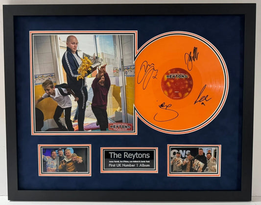 The Reytons Signed & Framed Album What's Rock and Roll? Baked Beans Ltd Ed + COA