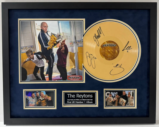 The Reytons Signed & Framed Album What's Rock and Roll? Curry Sauce Ltd Ed + COA